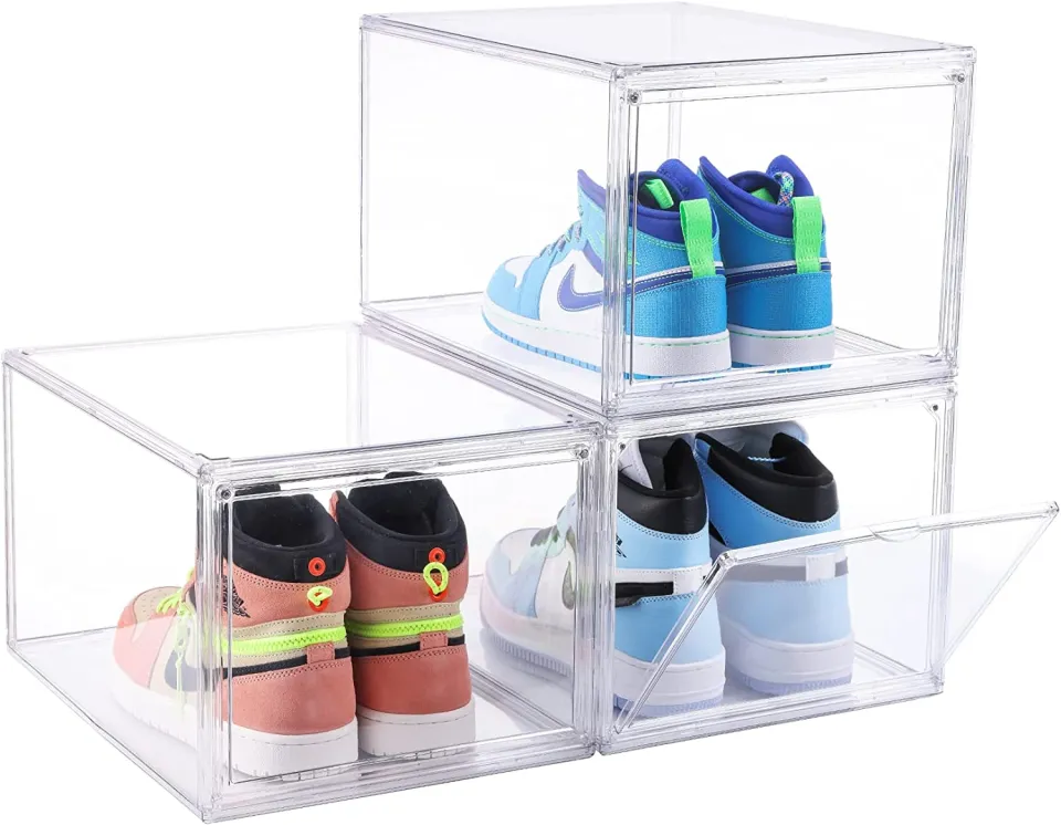 ShoeBox Transparent Shoe Box Shoe Rack Plastic Shoes Storage Korea Organizer Home Lazada PH