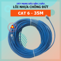 Dây mạng CAT 6 bấm sẵn 2 đầu 50m / 45m / 40m / 35m / 30m / 25m / 20m / 15m / 10m (Dây internet lõi nhựa chống đứt). 