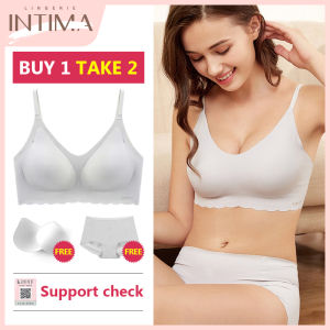100% Kiss y Original Bra Set Seamless Sleep Bra Sling Vest Like Kiss Wireless Push up Women Underwear High-tech Health Brallete Gift