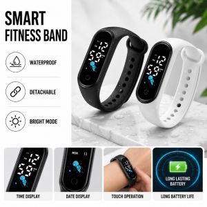 Waterproof watch students LED luminous electronic watch fashion trend sports childrens bracelet