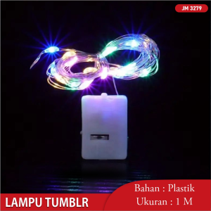 Lampu Tumblr Kawat Lampu Hias Dekorasi Gift Box Bucket Bunga Balon Fairy Light Led 1 Meter 3 Meter