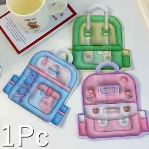 【Free Shipping】5Pcs Cute Portable Ziplock Bag Childrens Day Gift Packaging Cute Cartoon School Birthday Bag Cookie Candy Gift Snack Packing Bags