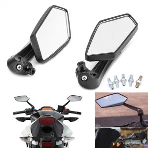 【COD】Full Alloy Wind Wing Rotating Side Mirror V5 Universal Stem 14*8Cm Wide View Stealth Mirror Motorcycle Universal Wind-Resistant Rotating Side Mirror
