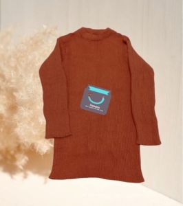 BAJU RAJUT O NECK ANAK PEREMPUAN 1 - 3 TAHUN / BAJU RAJUT LENGAN PANJANG / ATASAN LENGAN PANJANG / BAJU ANAK / BAJU ANAK MUSIM DINGIN / BAJU ANAK KEKINIAN / BAJU MASA KINI / BAJU SURABAYA