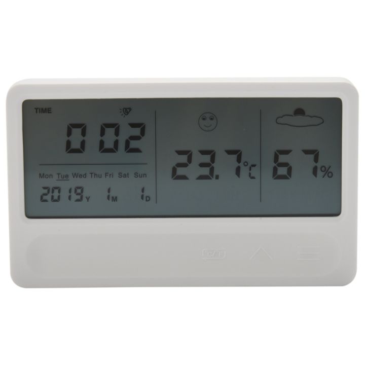 Digital Hygrometer Indoor Room Outdoor Temperature Humidity Meter LCD ...