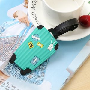 5pcs Travel Luggage Tag Label Koper Gantungan Koper Nama Travel Tag Design Baggage Bag Tag
