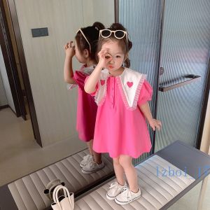 ชุดเดรส แฟชั่นฤดูร้อน สไตล์เกาหลี สําหรับเด็กผู้หญิง อายุ 1-7 ปี Girls dress