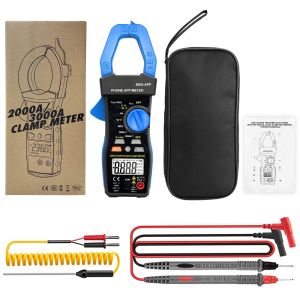 Multimeter Clamp Meter Voltage Current Connect to Mobile Phone Backlight Data Hold Accurate Measurement Easy to Carry Backlight