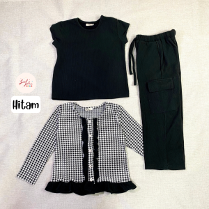 Soulleha Setelan Anak Knit 3 in 1 Malika Premium 1-11 Tahun