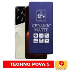 TEMPERED GLASS MATTE CERAMIC ANTI BLUE FOR TECNO POVA 5 / POVA 5 PRO / POVA 4 / POVA 4 PRO / POVA NEO 2 MATTE CERAMIC ANTI PECAH