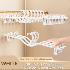 15PCS Non-Slip Skirt Peg Hanger New Adjustable Portable Save Space Hangers Wardrobe Organizer Household