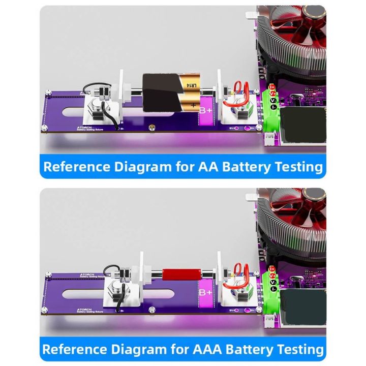 Battery Testing Stand 【MOREFINE】 Battery Test Stand 20A 4 Wire for Internal Resistance ...