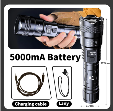 Super%20Bright%20Rechargeable%20LED%20Flashlight%20Waterproof%20Zoom%20Portable%20Strong%20Light%20for%20Outdoor&Home%20Use%20-%20Image%202