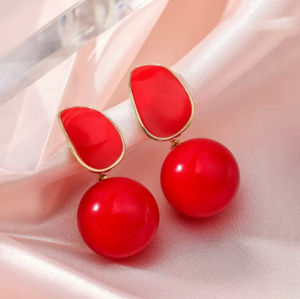 GL  Korean Fashionable star moon girl heart temperament Earrings for women ES69112