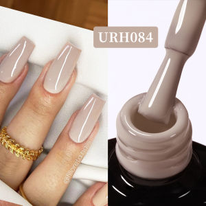 UR SUGAR 7ml Dark Red Nude UV Gel Nail UV Polish Glass Bottle Glitter Color Soak Off Manicuring