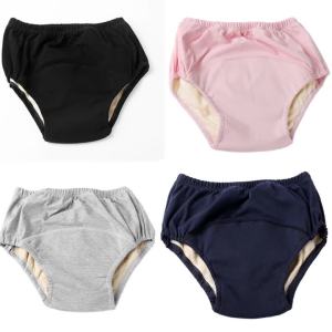 Cotton Bedwetting Underwear Soft Moisture Wicking Fabric Incontinence Briefs Cloth Diaper Pants For Seniors Elderly2026