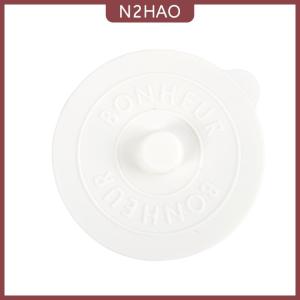 N2HAO 1pcs phổ Silicone Glass cup Bìa niêm phong nắp bảo vệ nhiệt độ bảo quản cho cà phê Sữa cup với lồi xử lý