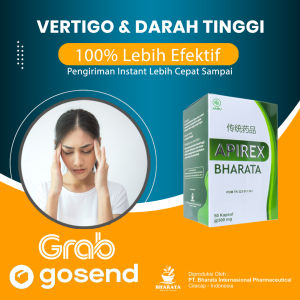 Apirex Bharata - Obat Herbal Hipertensi Obat Herbal Darah Tinggi Obat Herbal Kolestrol 100% Original