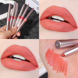 Nude Pink Lip Liner Pencil Waterproof Lasting Smooth Contouring 3D Lips Lipstick Moisturising Non-stick Cups Lipliner Makeup Pen