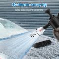 2L Foam Sprayer Car Wash Portable Pressure Washer Sprayer Manual Pneumatic Foam Nozzle for Car Home Garden. 