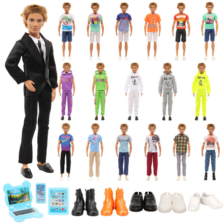 And Ken Clothes Barbie Clothes For Boys Barwa 16 Pcs 12 Inch Boy