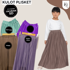 rok plisket putih rempel besar SD PREMIUM / rok pliskket premium 100% hyget/rok plisket ANAK SEKOLAH