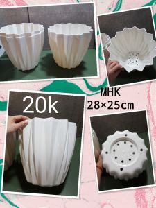 Chậu Nhựa trồng hoa Kim Cương Nhựa Cứng 28X25 (Cm)