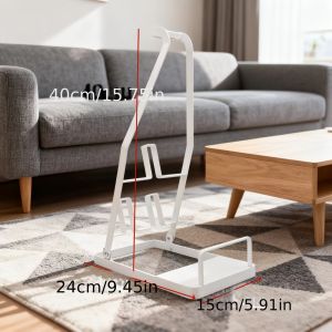 Vacuum Cleaner Bracket Vacuum Cleaner Storage Stand Floor Standing Vacuum Cleaner Holder for Home Office Space Saver