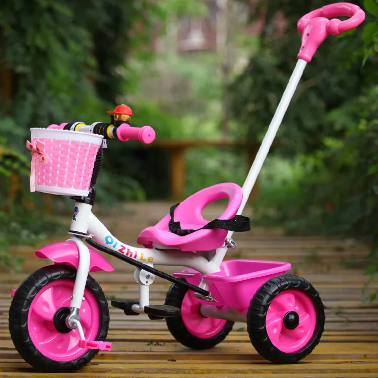 Baby push clearance bike with handle