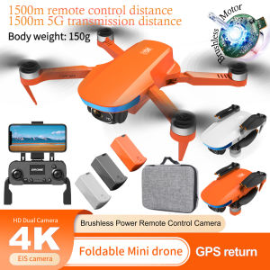 Jdd【fast Delivery】【original Yang Disediakan】 2022 New S6S Mini Servo gimbal GPS Drones 4K Professional Dual HD EIS Camera Light Flow 5G Wifi Brushless Folding Quadcopters RC Helicopter Toys