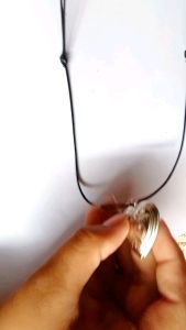 SC Kalung Liontin Love Tali Waterproof | Kalung Tali Anti Air Liontin Love Bisa Isi Foto Sendiri | COD Harga Per 1 Kalung | Kalung Gaya Vintage | Gaya Korea | Kalung Aesthetic| Murah | Kalung Pasangan | Pacar