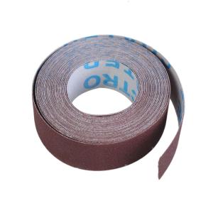 Độ bền giấy cuộn cát hoàn hảo cho loại bỏ rỉ sét và bề mặt refinishing giấy nhám giấy cuộn ứng dụng rộng rãi 25mm x 6m