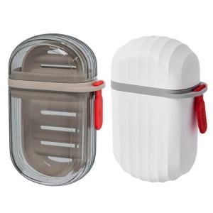 Travel Soap Box Dish Organizer Portable Sealed Waterproof Travel Home Bathroom Soap Plate Camping Portable Storage Outdoor Hiking Camping Necessary portable