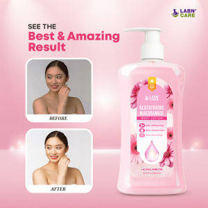 Labn Care Glutathione Niacinamide Body Whitening Lotion - Body Lotion 500ml With SPF50 PA++