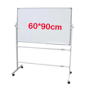 Standing Magnetic Movable White Boar - WhiteBoard Bulleting Board Notice Board 360° Movable Wheels double side