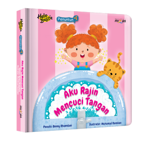 HALO BALITA.PENUNTUN: AKU RAJIN MENCUCI TANGAN (BOARDBOOK)