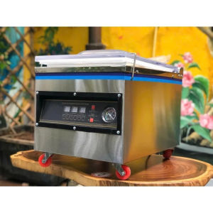 Máy hút chân không công nghiệp DZ320 không kén túi hoàn toàn tự động hút mạnh mẽ - BH 1 năm