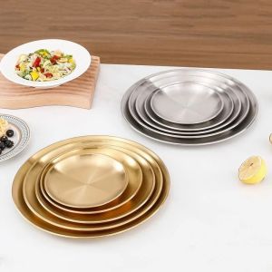 Nordic-Inspired Kitchen Serving Dishes: Steak Round Tray & More