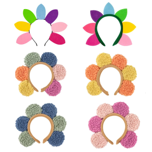 Stylish Sunflower Hairpiece Daily Wear Headbands Cartoon Personality Headwear for Women and Students