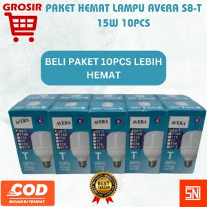 PAKET HEMAT LAMPU LED BOHLAM 10PCS AVERA S8-T 5 W / 10W / 15W / 20W / 30W / 40W LAMPU MURAH LED BULB ORIGINAL