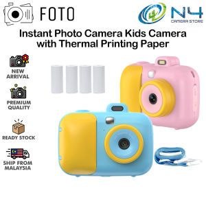 FOTO DC503 Digital Print Instant Camera 24MP/2.7K Video Cameras Childrens Instant Print Camera With Thermal Printer