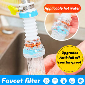 Universal Head Water-Saving Filter Splash-Proof Shower Water Pressure Adjustment 360-Degree Rotating Faucet