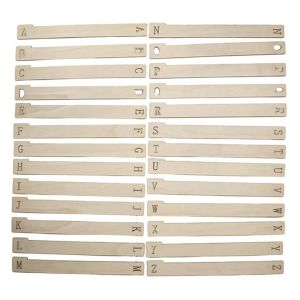 HOUCHU Wooden Vinyl Record Dividers Alphabetical a-Z Versatile Guide Separator Holder Easy To Use Time-saving Dividers File Dividers Record Storage