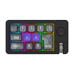Color Gaming Keyboard 3 Mode Wireless 2.4GHz Corded Customizable Macros Full Key Programmability Hot Swappable