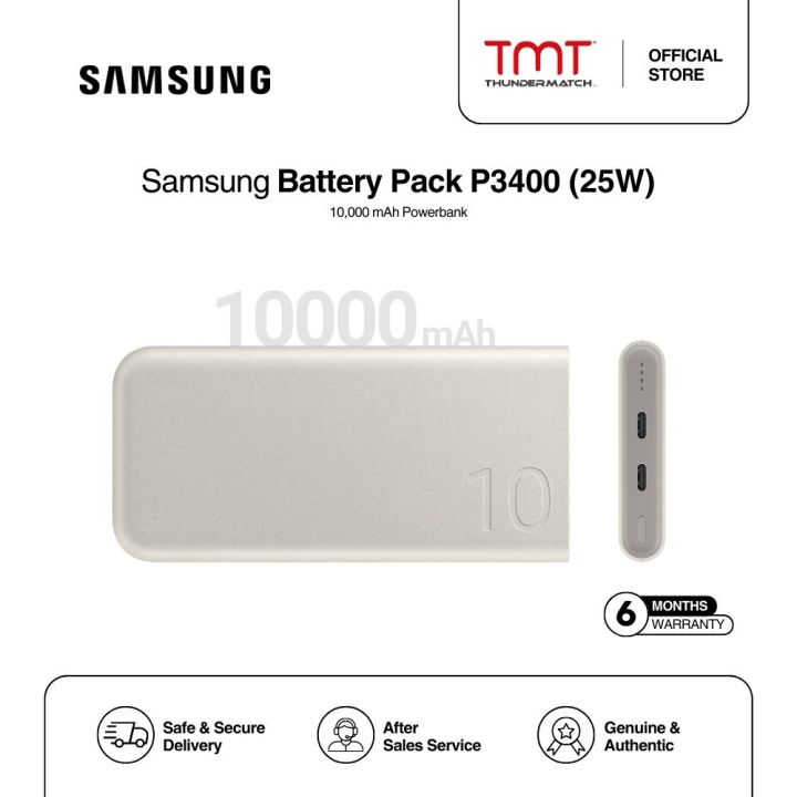 Samsung 10000mAh Dual TypeC Battery Pack Powerbank 15W / 25W Super Fast Charging Dual Port