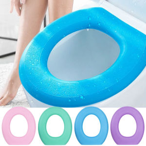 Reusable Toilet Seat Cover Mat Soft EVA Waterpoof Toilet Cover Seat Lid Cover Cushion Bathroom Decor Accessories