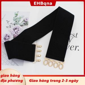 [COD] EHBqna 3PF Ship within 24 hours Phụ Nữ Của Rộng Đàn Hồi Vành Đai Thắt Lưng Thời Trang Đơn Giản Kim Loại Khóa Dây Thắt Lưng Corset Cinch Vành Đai Váy Thắt Lưng Co Giãn