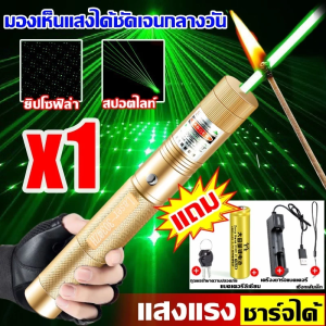 วิไล่นก เลเซอร์ไล่นก ระยะที่ส่องไกลที่สุด20000ม เลเซอร์ ไฟไล่นก ใช้ไล่นกได้ เลเซอร์แรงสูงแสงเขียว Laser303+ถ่านชาร์จ6800mAh+เครื่องชาร์จ เลเซอร์แรงสูง ใช้ได้ทั้งกลางวันและกลางคืน ไฟฉายเลเซอร์ เลเซอร์แมว laser pointer