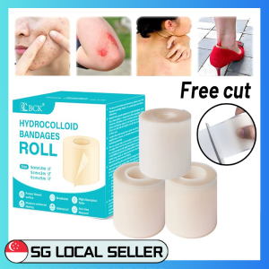 SG STOCK Hydrocolloid Bandage Roll For Wound Care With Self-Adhesive Bed Sore Bandages Highly Absorbent For Burn