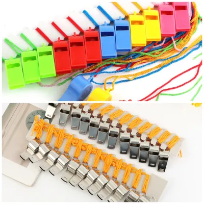 Plastic/Metal Whistle for cheering and referee whistles